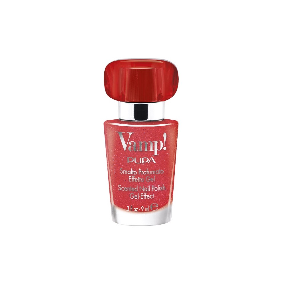 Pupa Vamp! Smalto Profumato Effetto Gel Rosso - 213 Pop Coral 