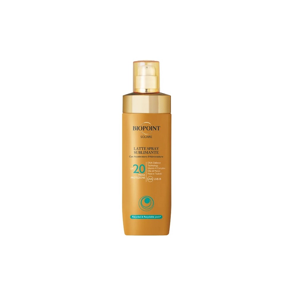 Biopoint Solaire Latte Spray Abbronzante SPF20 250ML 