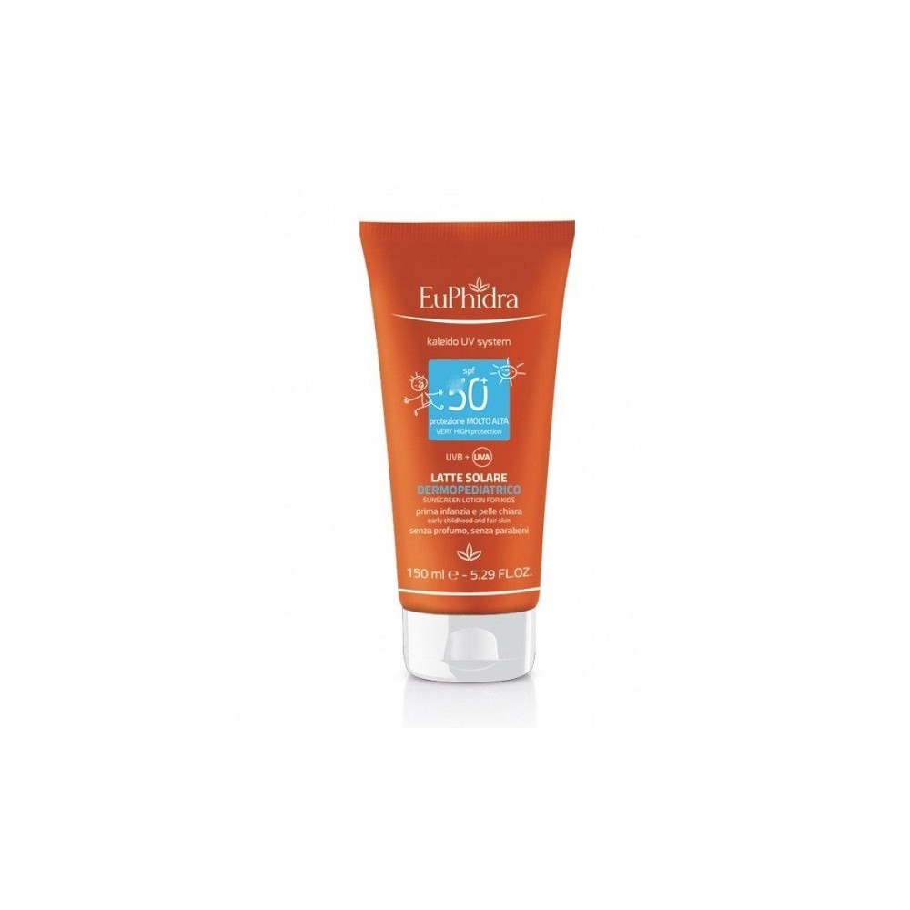 Euphidra Kaleido UV System Latte Solare Dermopediatrico SPF 50+ 150ML 