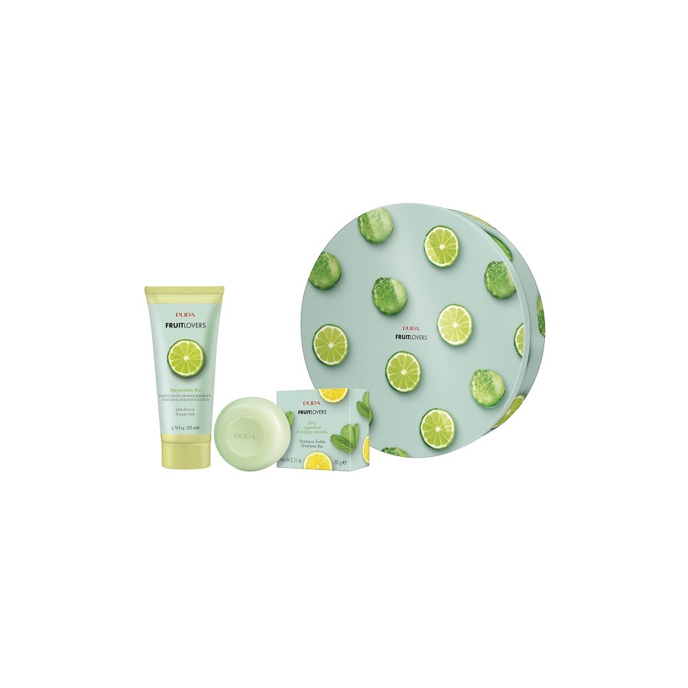 Pupa Fruit Lovers Bergamotto Latte Doccia e Shampoo Solido Kit 