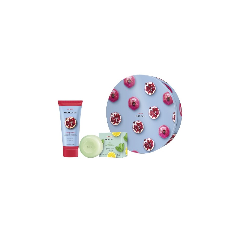 Pupa Fruit Lovers Melagrana Latte Doccia e Shampoo Solido Kit 