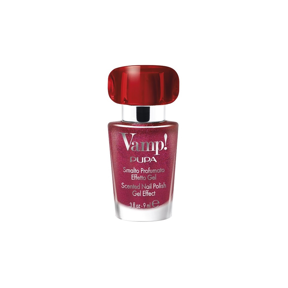 Pupa Pupa Vamp! Smalto Profumato Effetto Gel Natale - 218 Vibant Ruby 