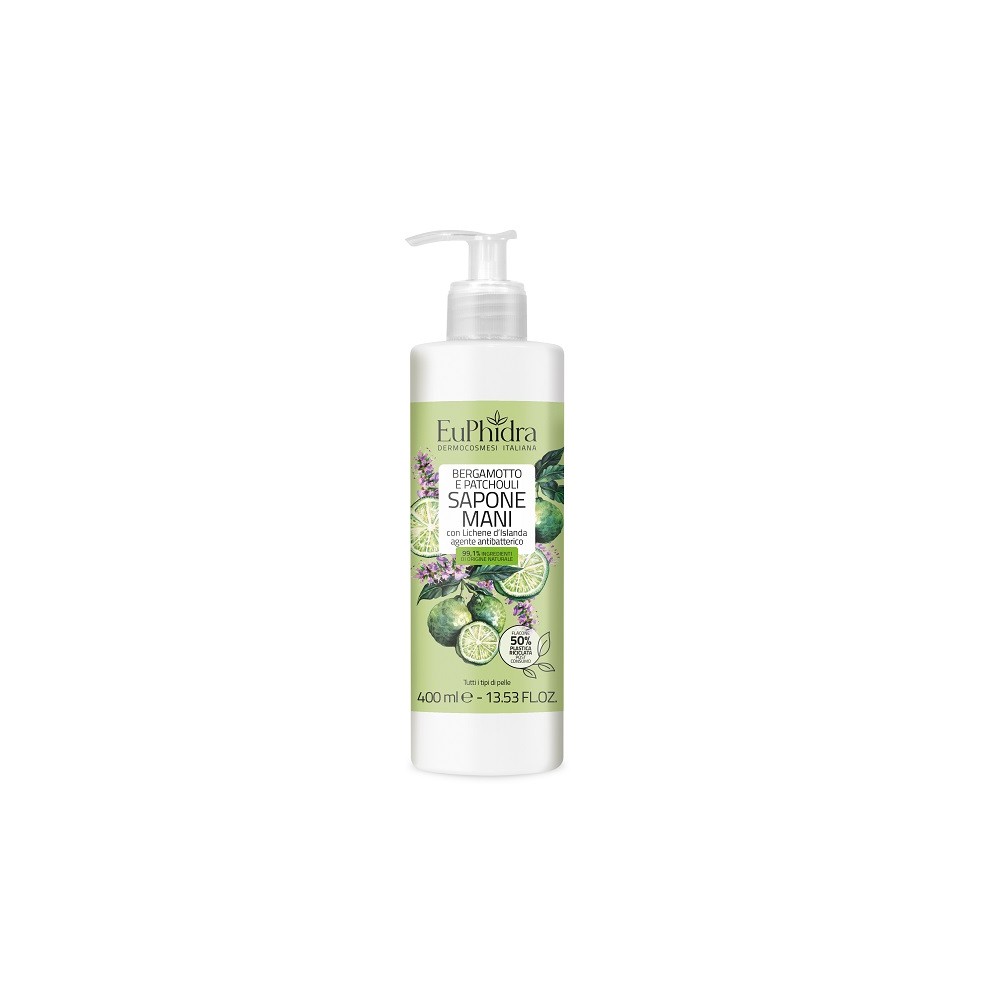 Euphidra Bergamotto E Patchouli Sapone Mani 400ML 