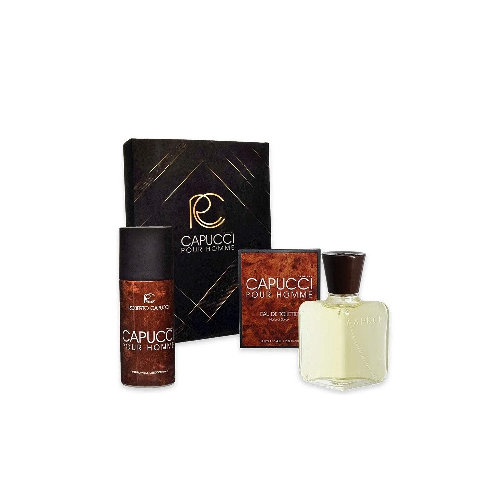 Capucci Pour Homme Eau De Toilette + Deodorante Cofanetto 