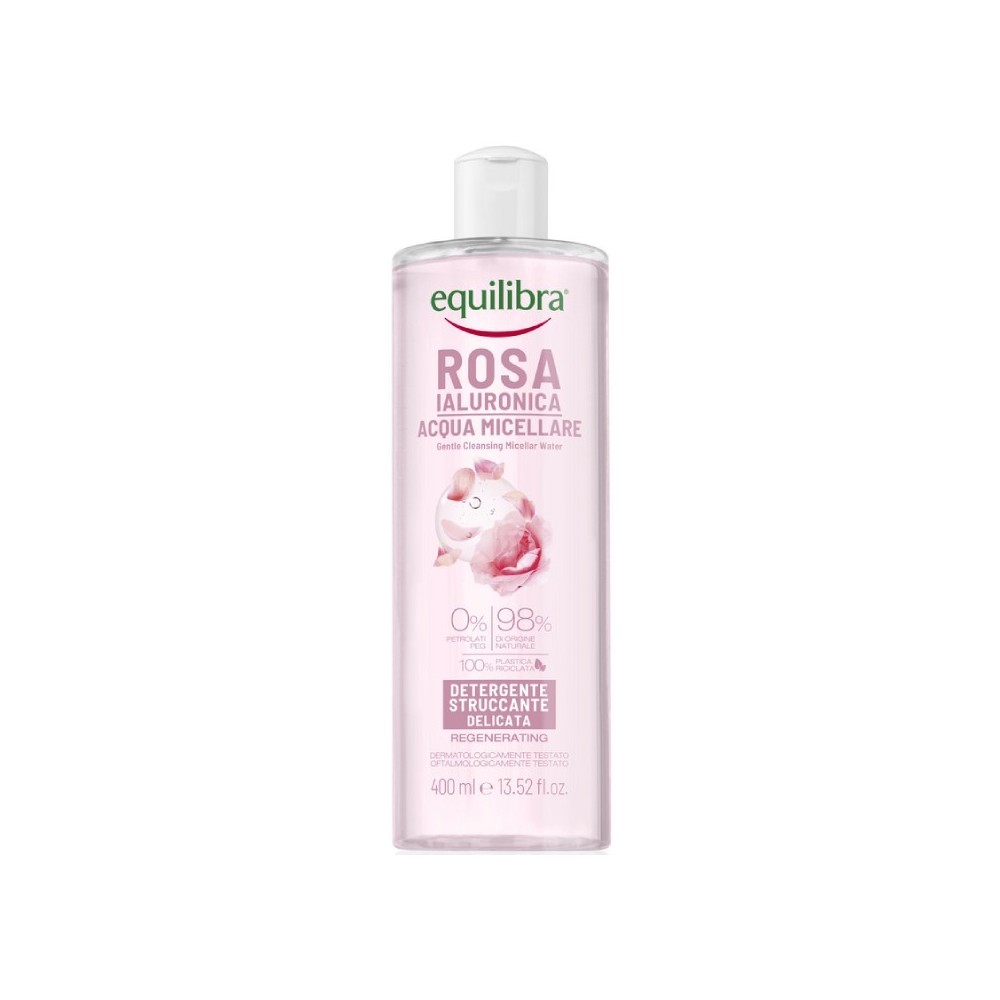 Equilibra Rosa Ialuronica Acqua Micellare Struccante 400 ml 