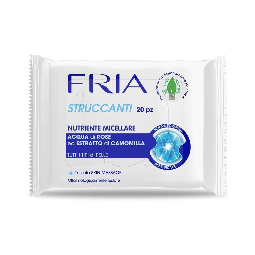 Fria Salviette Struccanti Nutrienti Micellari 20 pezzi 
