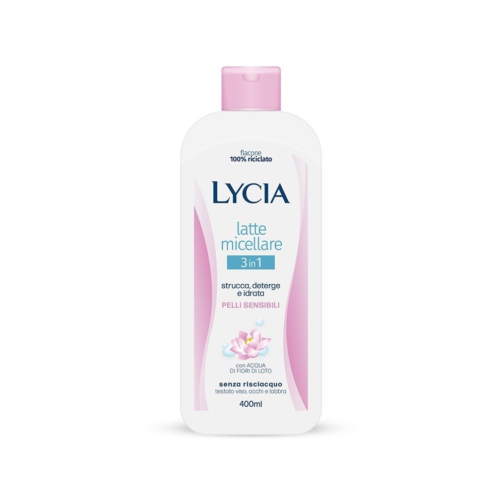 Lycia Latte Micellare 3in1 Pelli Sensibili 400 ml 