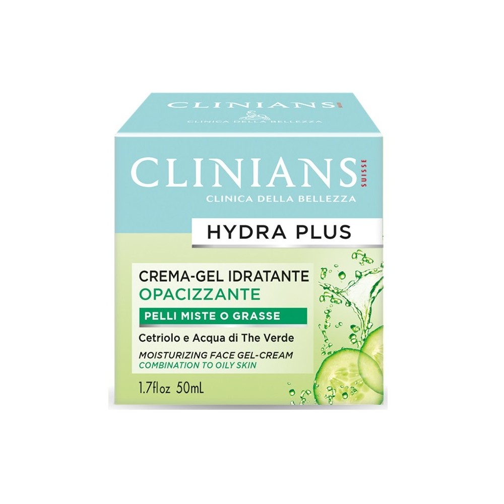 Clinians Hydra Plus Crema-Gel Idratante Opacizzante 50 ml 