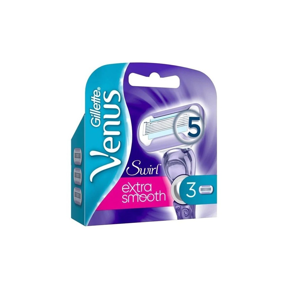 Gillette Venus Swirl Lame Di Ricambio Per Rasoio Da Donna 3 Pezzi 