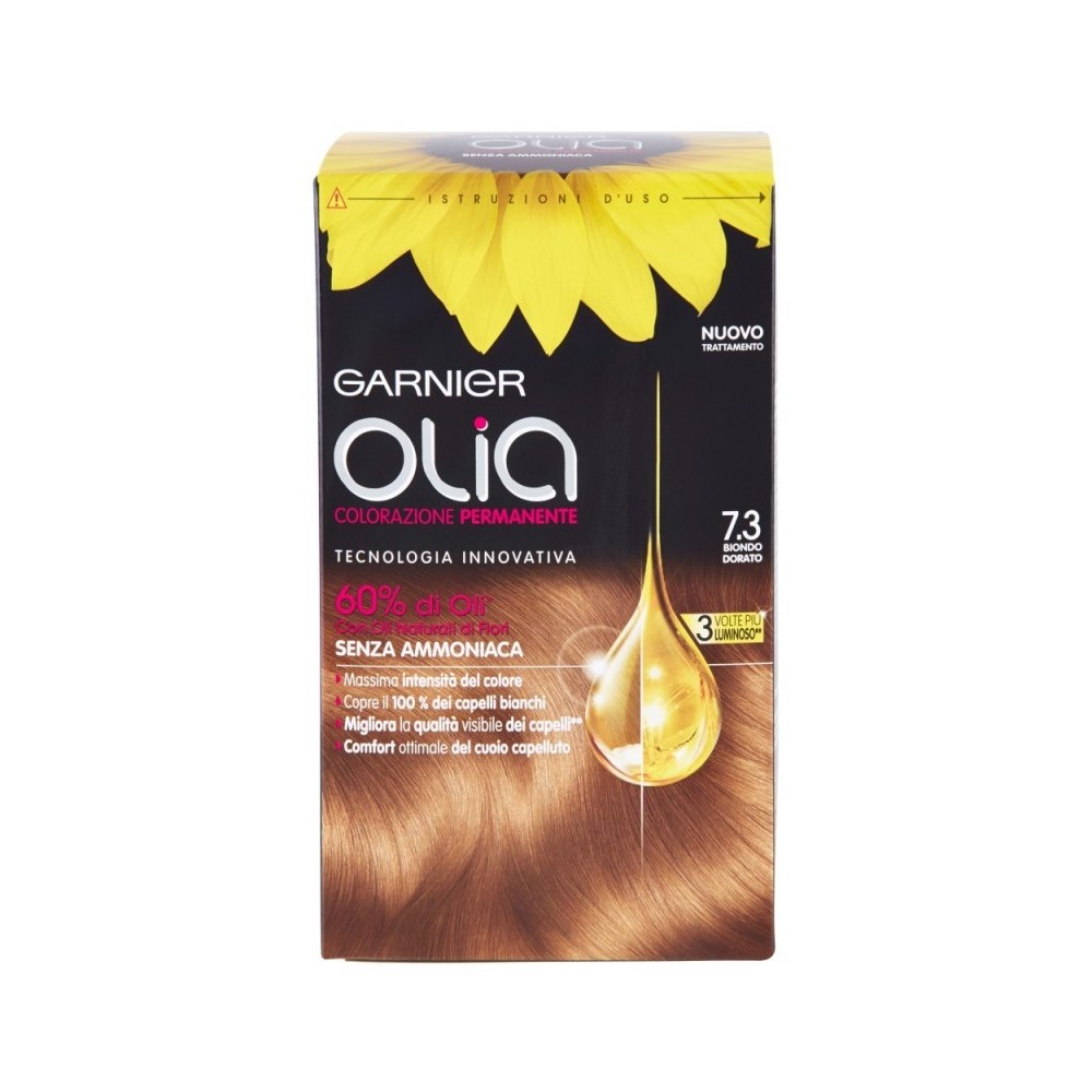 Garnier Olia Colorazione Permanente Senza Ammoniaca 7.3 Biondo Dorato 