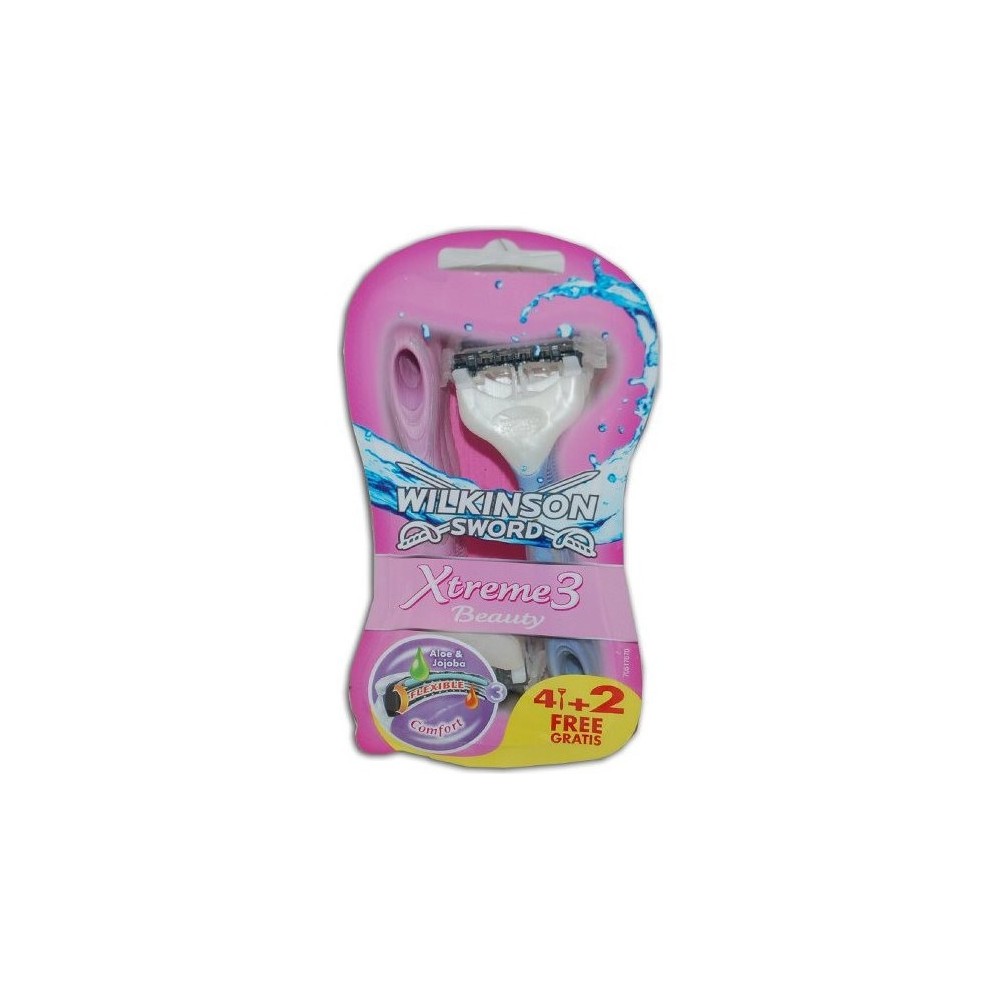 Wilkinson Xtreme 3 Beauty Rasoio + 6 Lame 