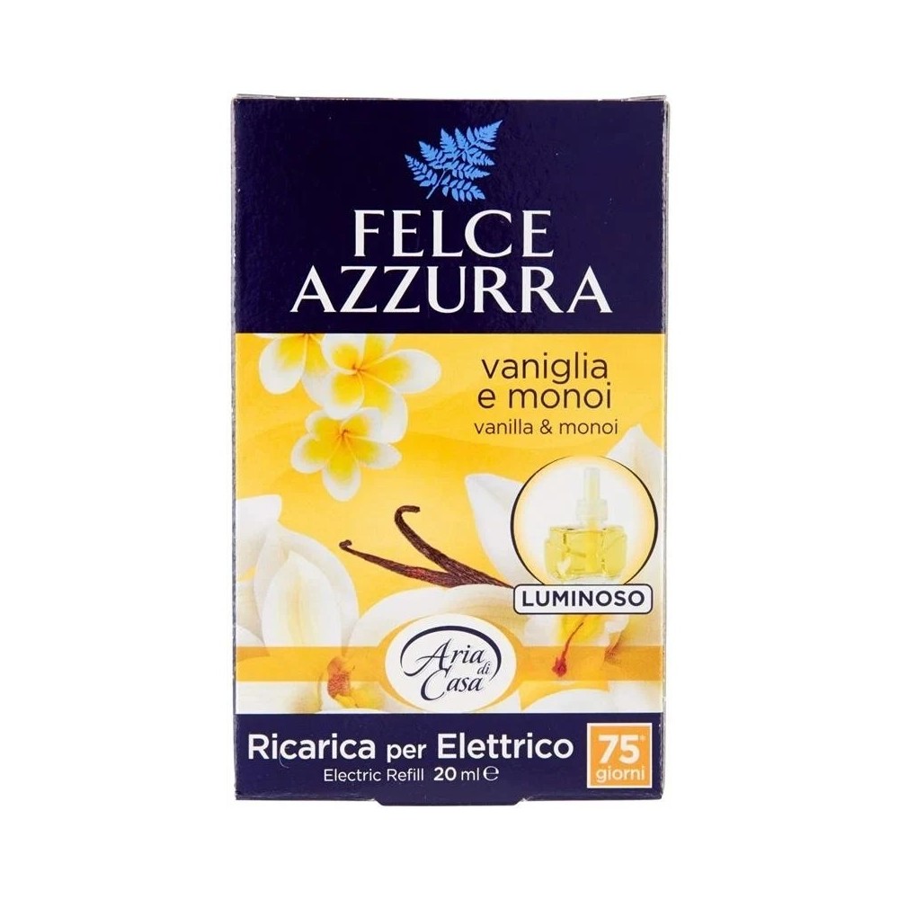Felce Azzurra Aria di Casa Vaniglia Dorata Ricarica Diffusore Elettrico 