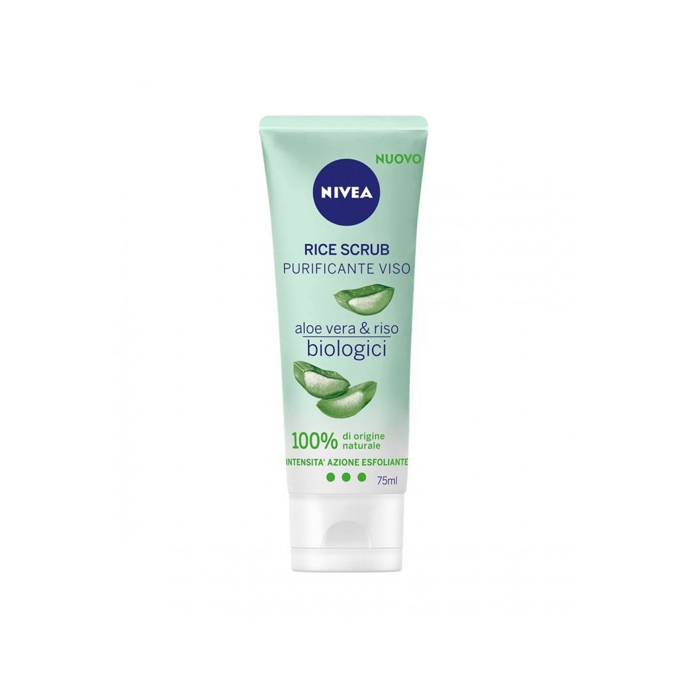 Nivea Rice Scrub Purificante Viso Aloe Vera E Riso 75 ml 