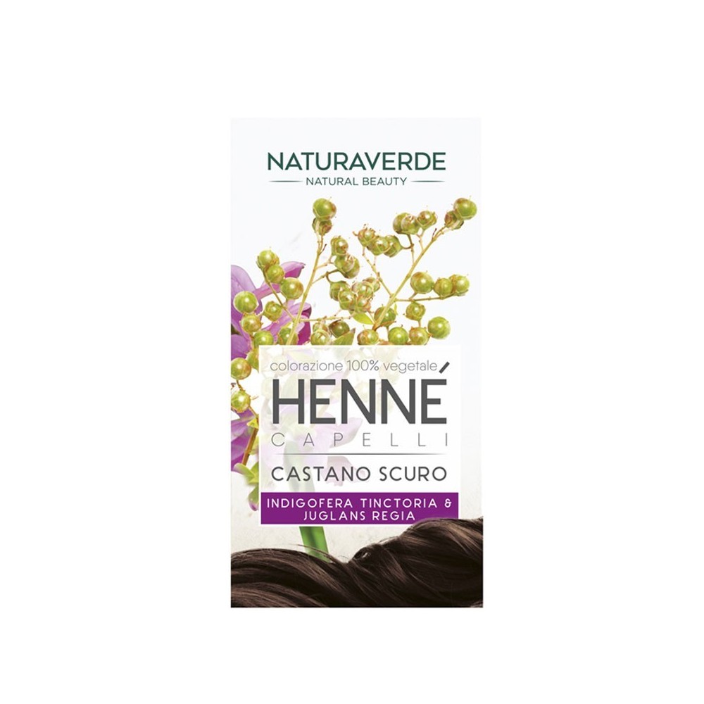 Naturaverde Henné Capelli - Colorazione Castano Scuro 