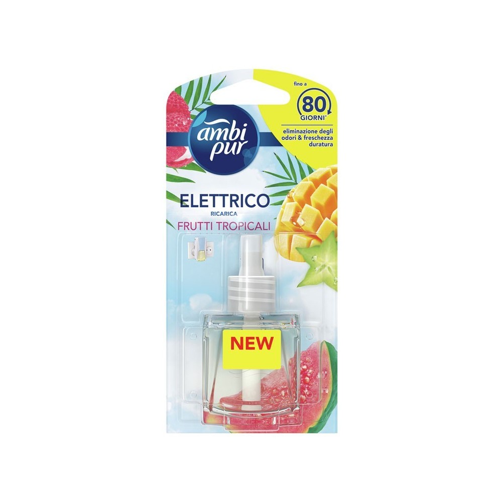 Ambi Pur Ricarica Per Diffusore Elettrico Frutti Tropicali 20 ml 