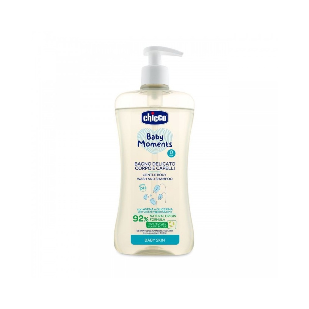 Chicco Baby Moments Bagno Delicato Corpo e Capelli 500 ml 