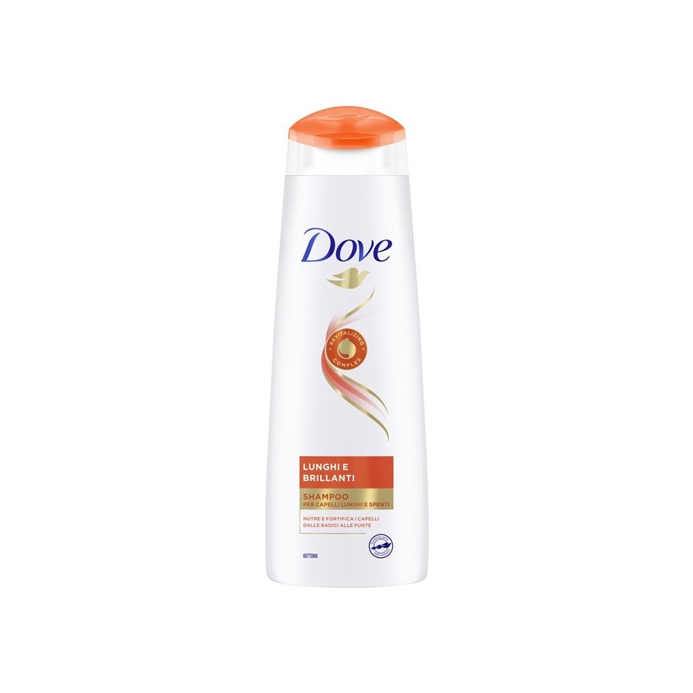 Dove Lunghi e Brillanti Shampoo 225 ml 