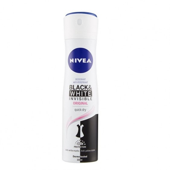 Nivea - Nivea Invisible Black&White Original Deodorante Spray 150 ml