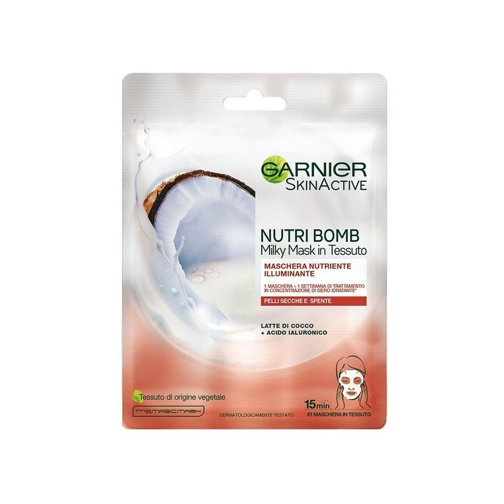 Garnier SkinActive Nutri Bomb Maschera In Tessuto Nutriente Illuminante 