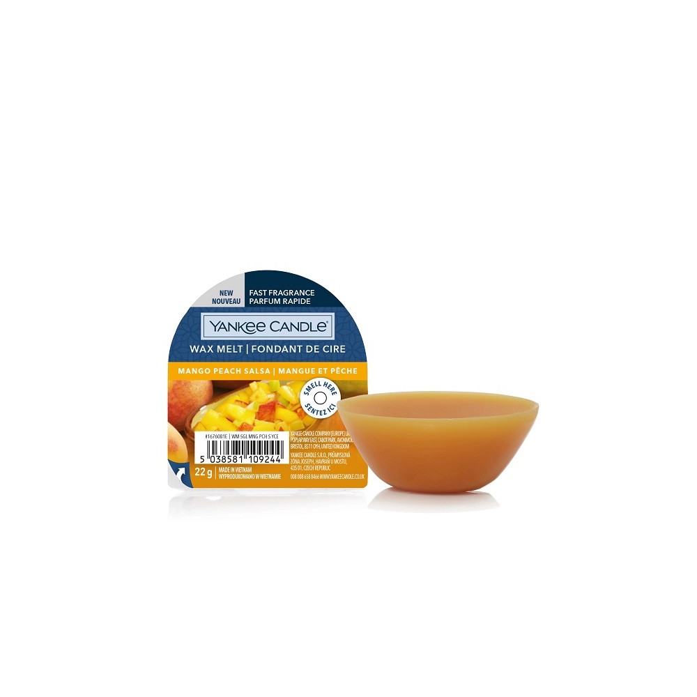 Yankee Candle Cera da sciogliere Mango Peach Salsa 22 gr 