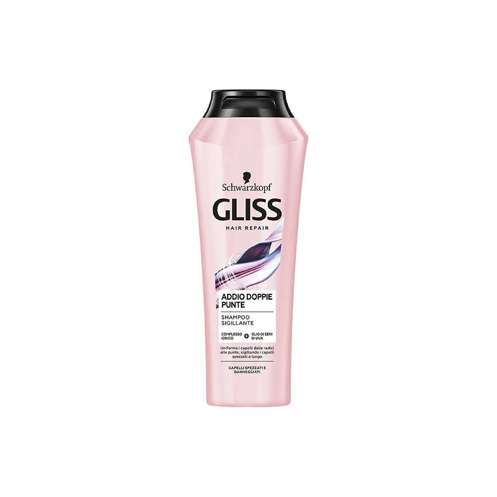 Schwarzkopf Gliss Hair Repair Shampoo Sigillante Addio Doppie Punte 250 ml 
