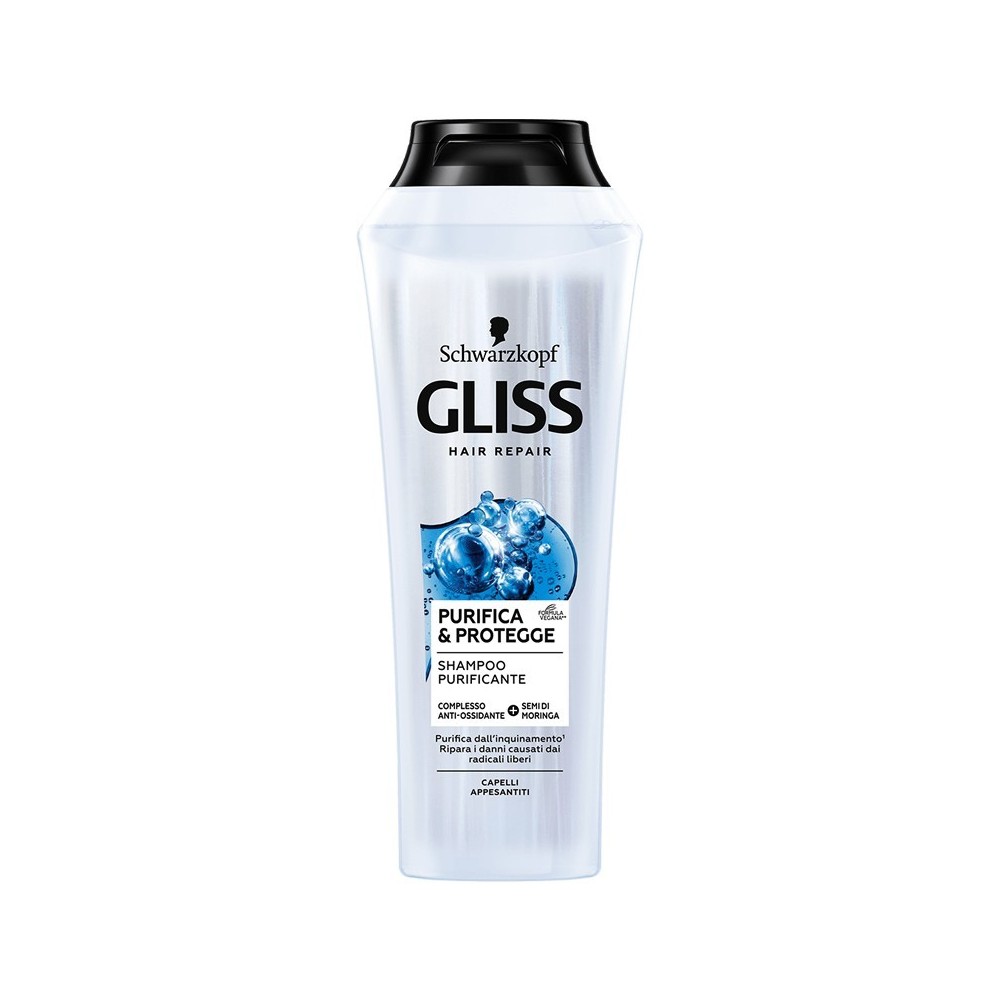 Schwarzkopf Gliss Hair Repair Purifica e Protegge Shampoo Purificante 250 ml 