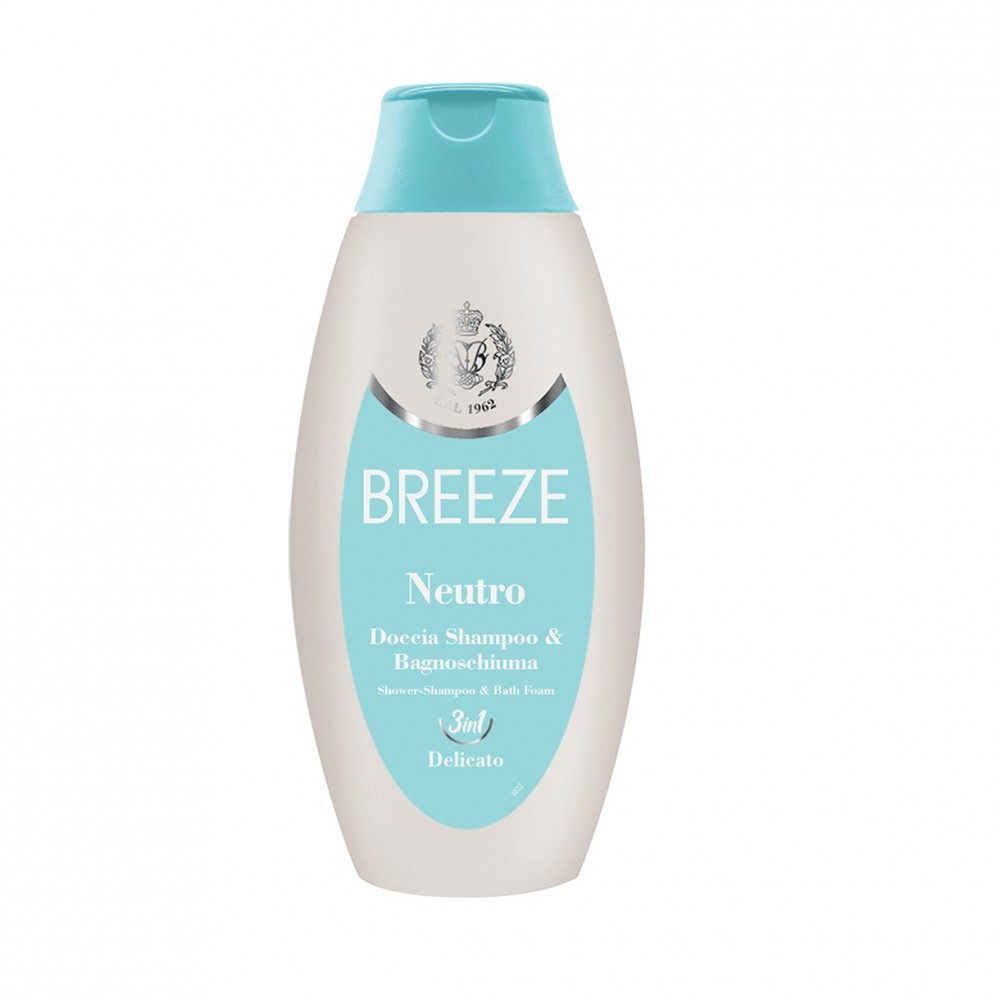 Breeze Neutro Bagno Doccia Shampoo Delicato 400 ml 