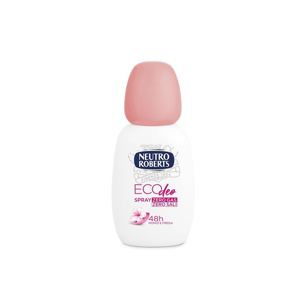 Neutro Roberts Ecobio Deodorante Spray Zero Gas 48h Monoi E Fresia 75 ml 