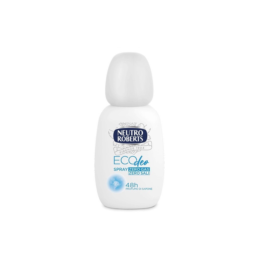 Neutro Roberts Ecobio Deodorante Spray Zero Gas 48h Profumo di Sapone 75 ml 
