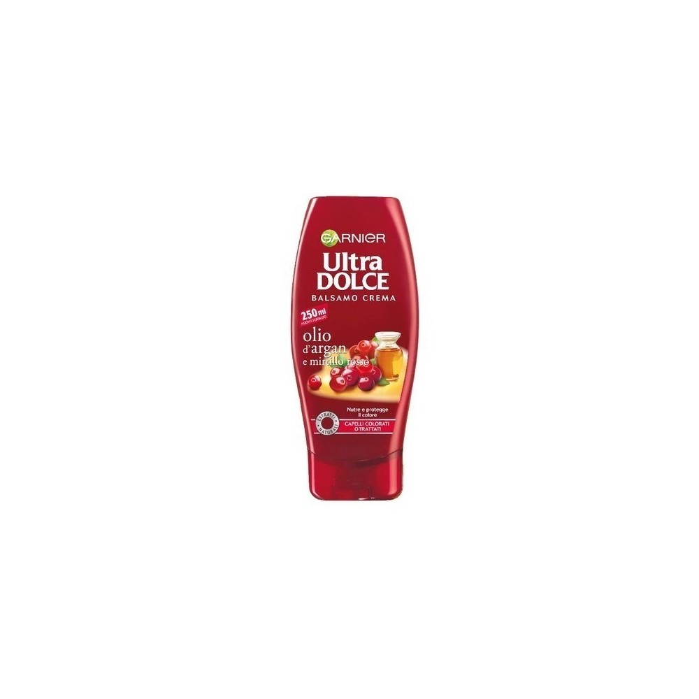 Garnier Ultra Dolce Balsamo Crema Olio Di Argan E Mirtillo Rosso 250 ml 