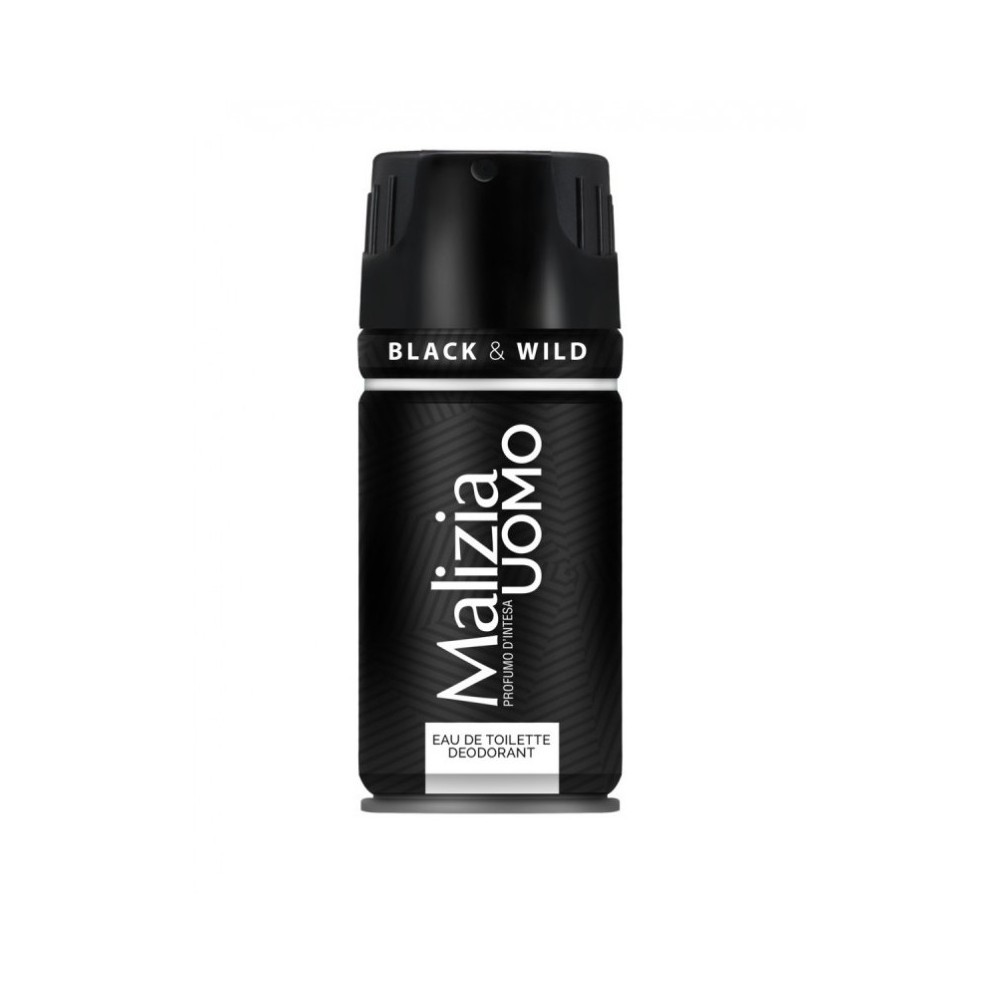 Malizia Uomo Black & Wild Eau De Toilette Deodorant 150 ml 