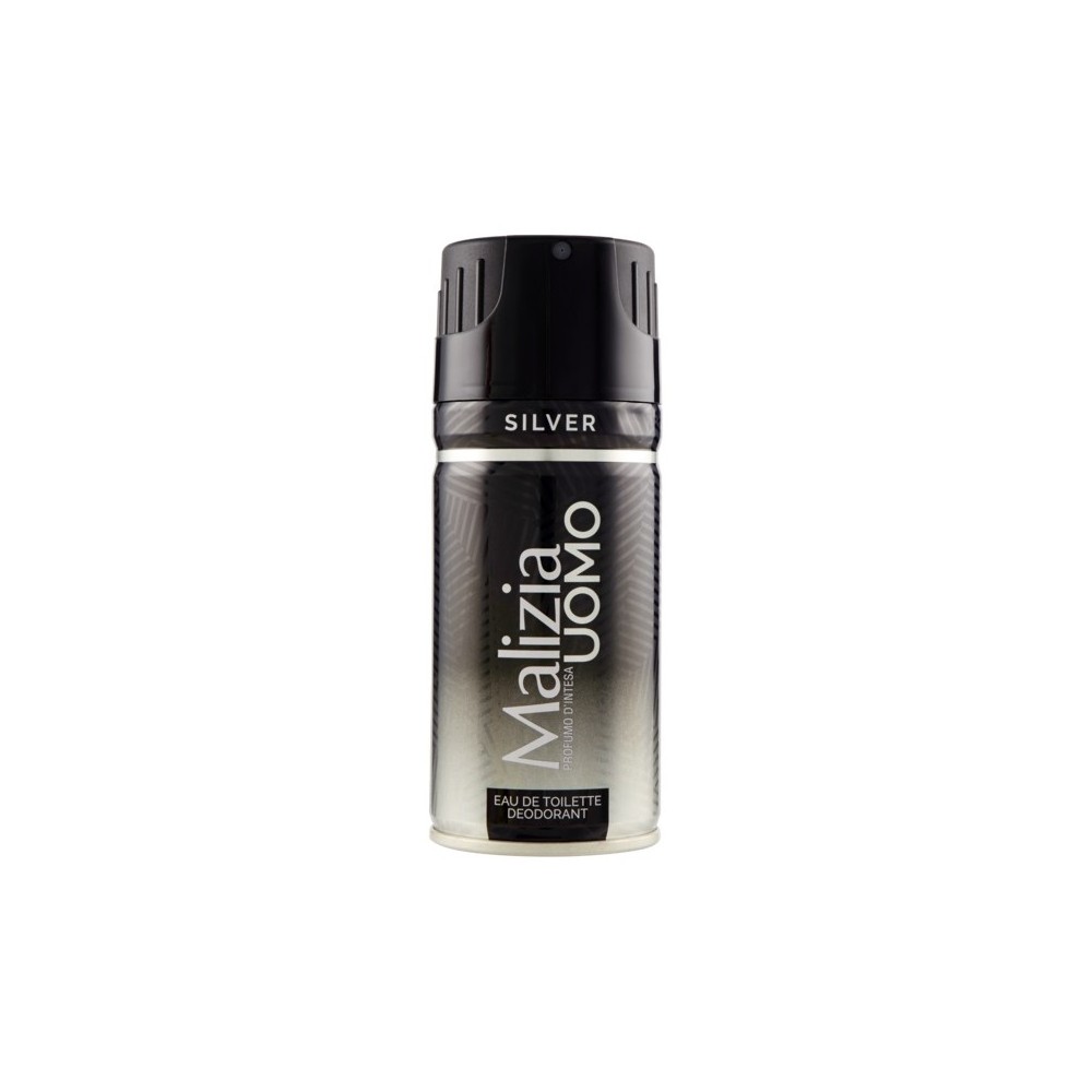 Malizia Uomo Silver Eau De Toilette Deodorant 150 ml 