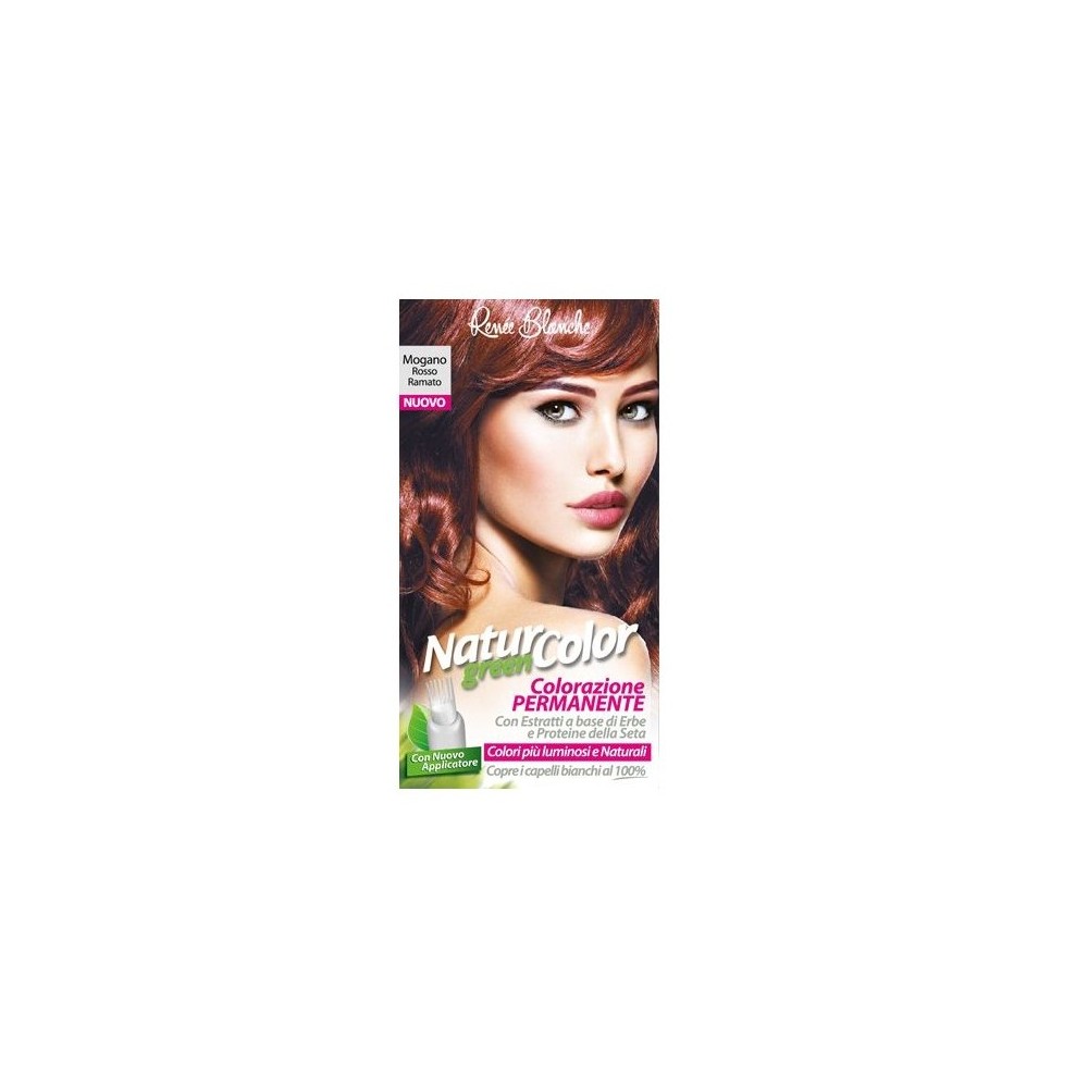Renee Blanche Natur Color Green Colorazione Permanente Naturale - Mogano Rosso Ramato 