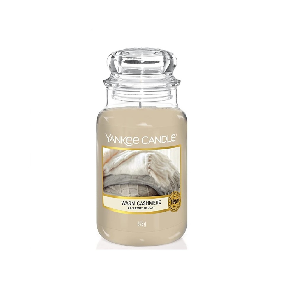 Yankee Candle Candela Profumata In Giara Grande Cashmere 623 g 