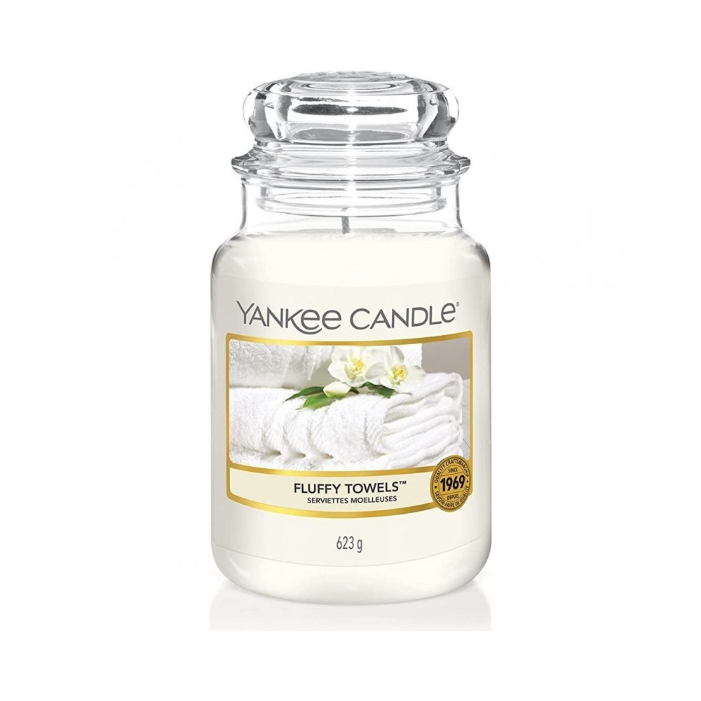 Yankee Candle Candela Profumata In Giara Grande Fluffy Towels 623 g 