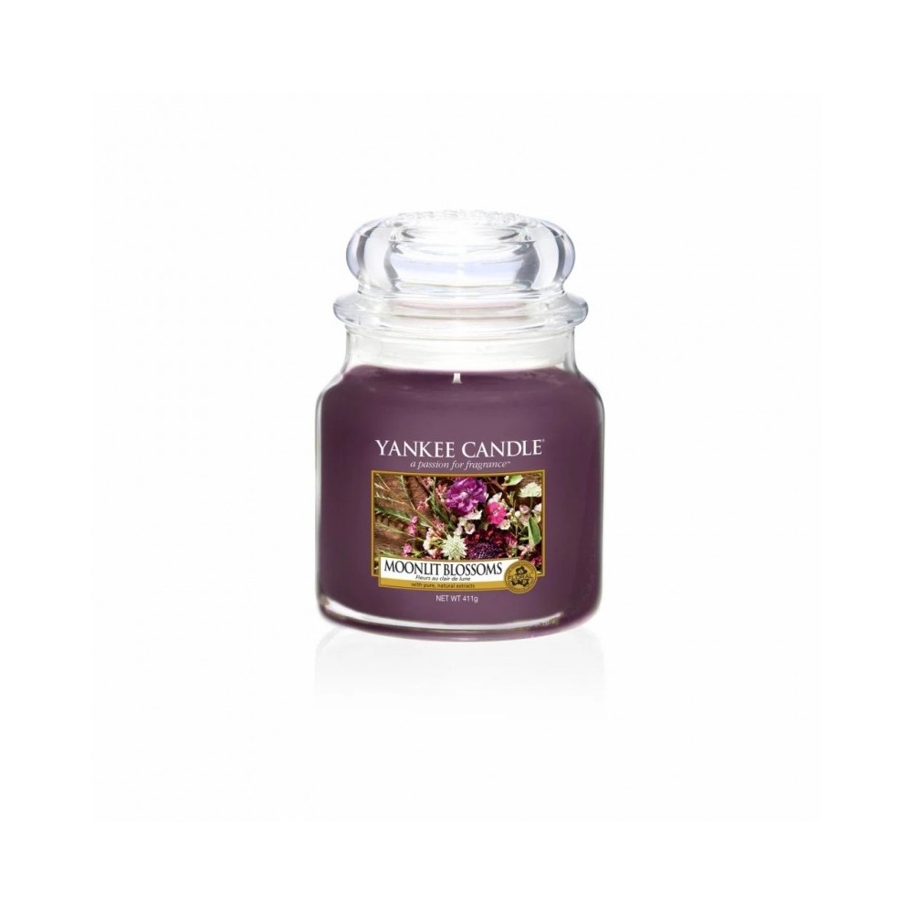Yankee Candle Candela Profumata In Giara Media Moonlit Blossoms 411 g 