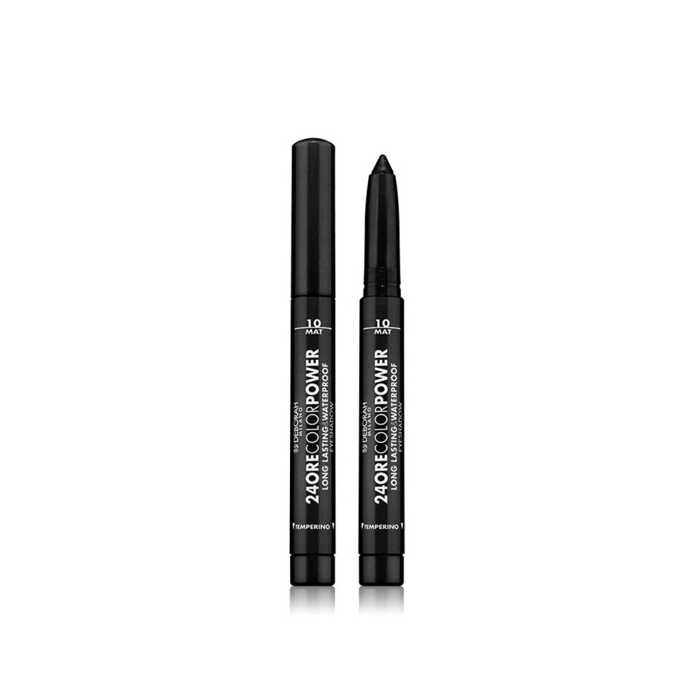 Deborah 24 Ore Eyeshadow Color Power - Ombretto Stick n. 10 Mat Black 