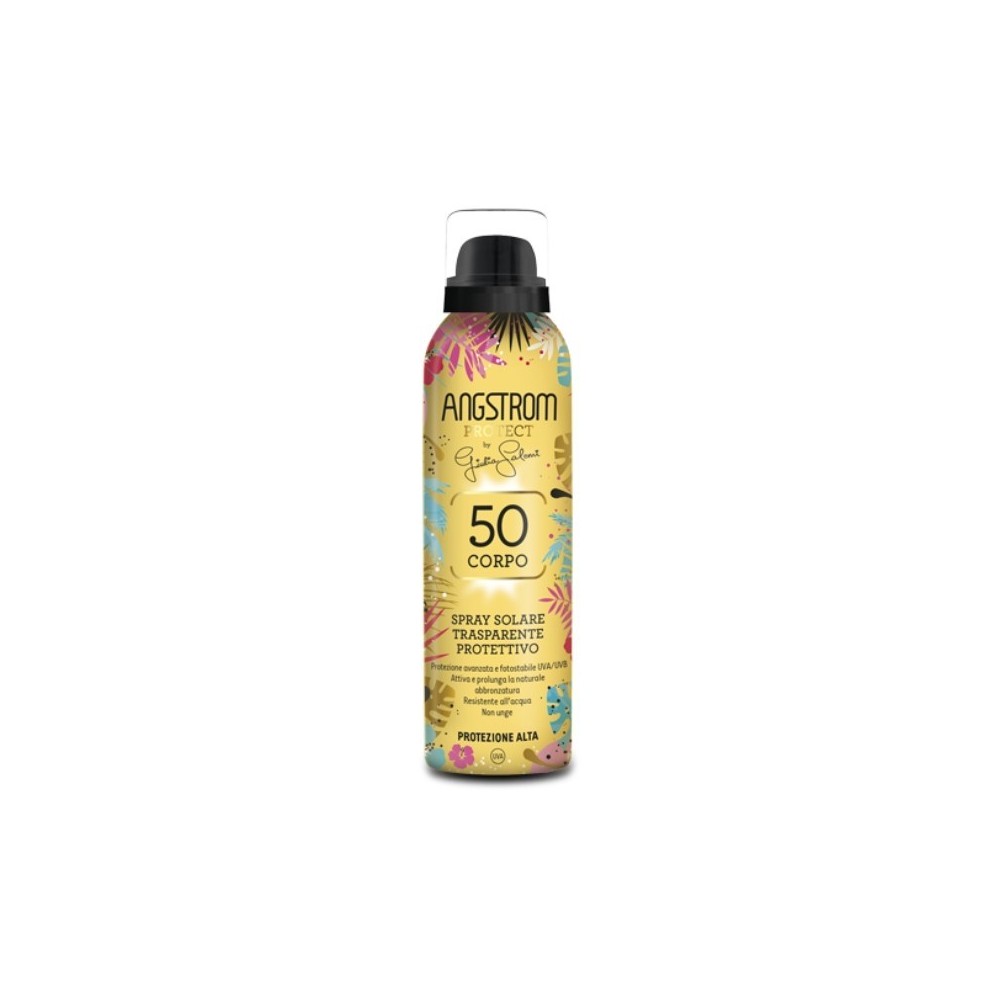 Angstrom Spray Solare Trasparente Protettivo Corpo SPF 50 200 ml 