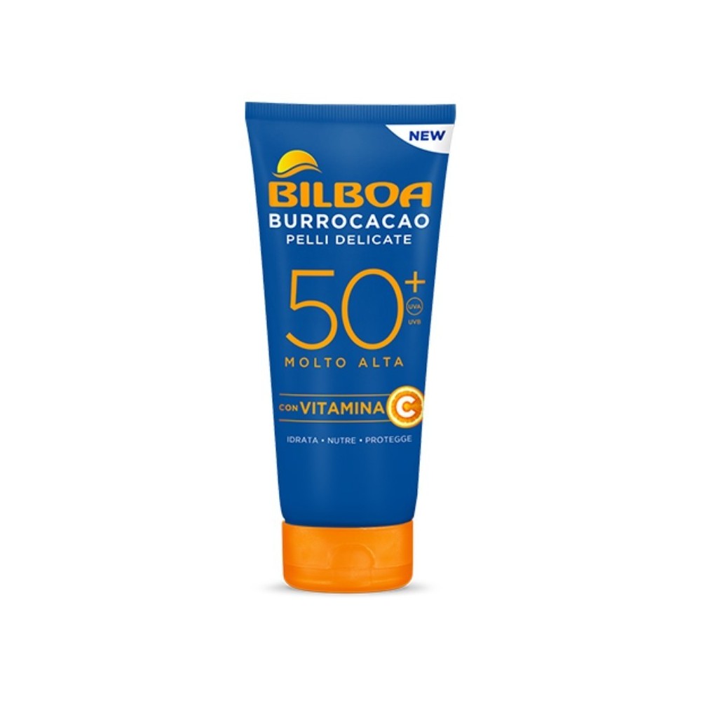 Bilboa Burrocacao Crema Solare Per Pelli Delicate SPF 50+ 180 ml 