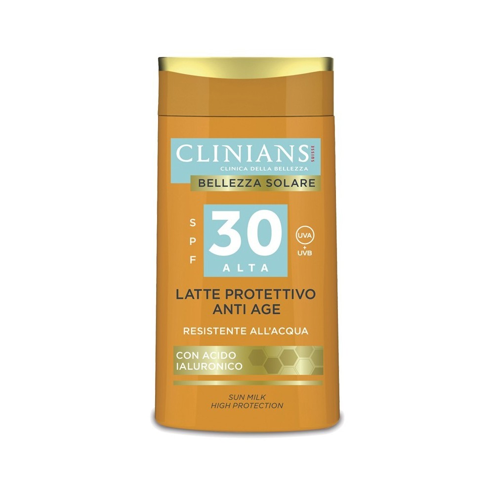 Clinians Latte Protettivo Anti-Age Resistente All'Acqua SPF 30 200 ml 