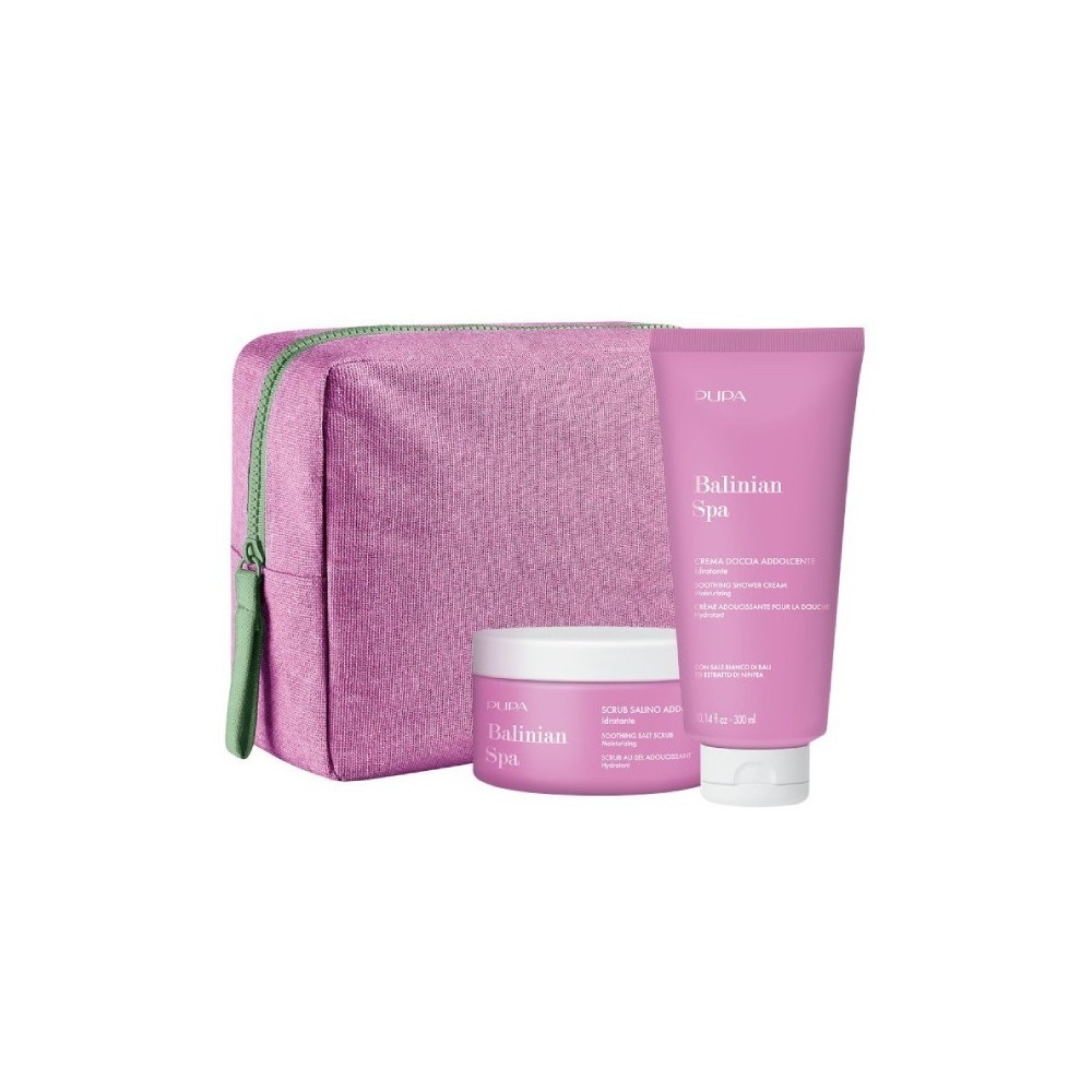Pupa Balinian Spa Cofanetto Scrub Salino + Crema Doccia Addolcente 