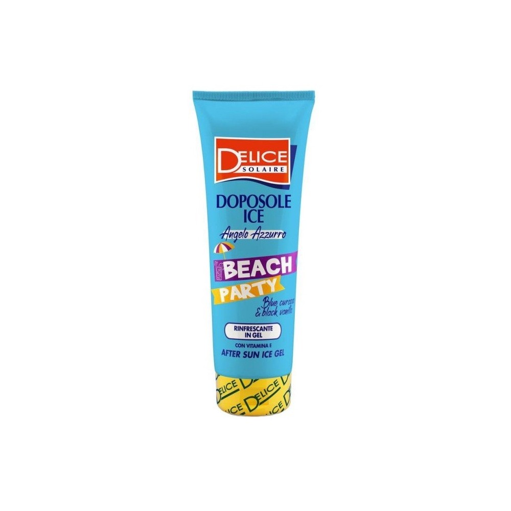 Delice Doposole Ice Angelo Azzurro Beach Party Gel Rinfrescante E Tonificante Blue Curacao e Black Vanilla 250 ml 