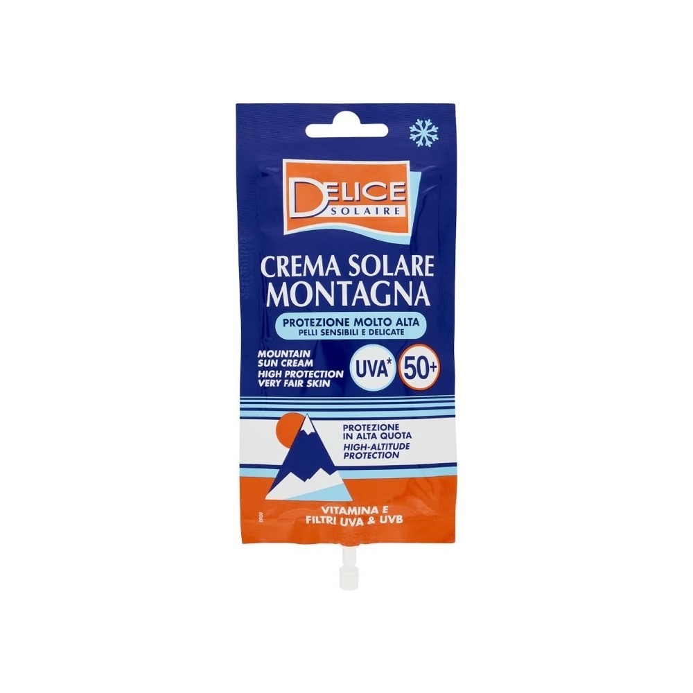 Delice Crema Solare Montagna In Bustina SPF 50+ 50 ml 
