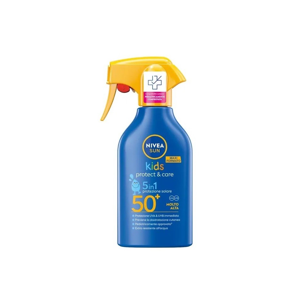 Nivea Sun Kids Protect & Care Spray Solare Bambini SPF 50+ 270 ml 