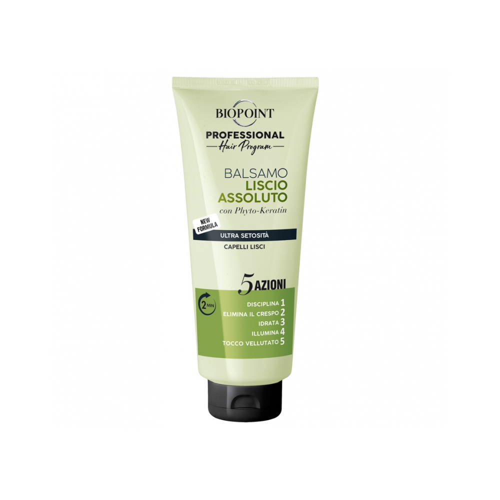 Biopoint Balsamo Liscio Assoluto Con Phyto-Keratin 350 ml 