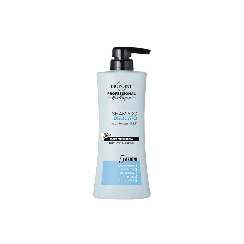 Biopoint Shampoo Delicato Ultra Morbidezza Per Tutti I Tipi Di Capelli 400 ml 