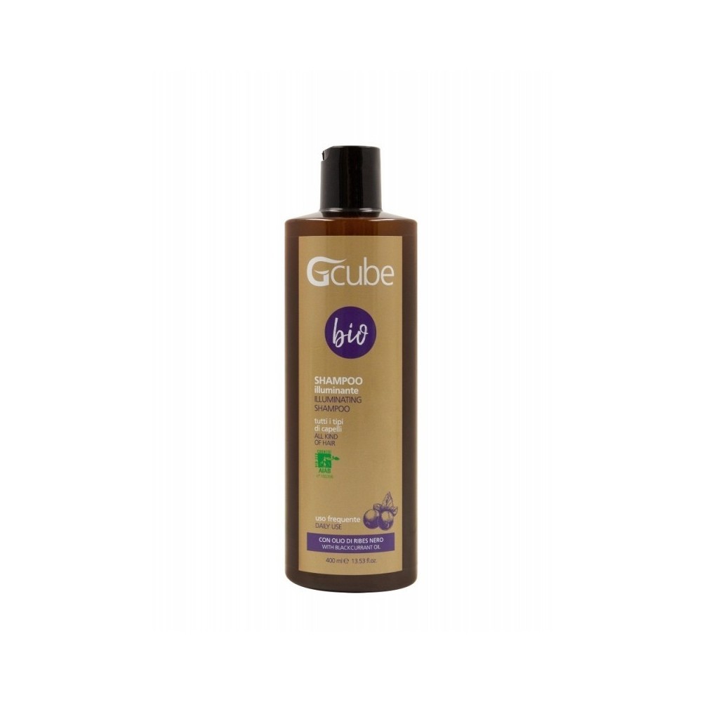Gcube Bio Shampoo Illuminante Con Olio Di Ribes Nero 400 ml 
