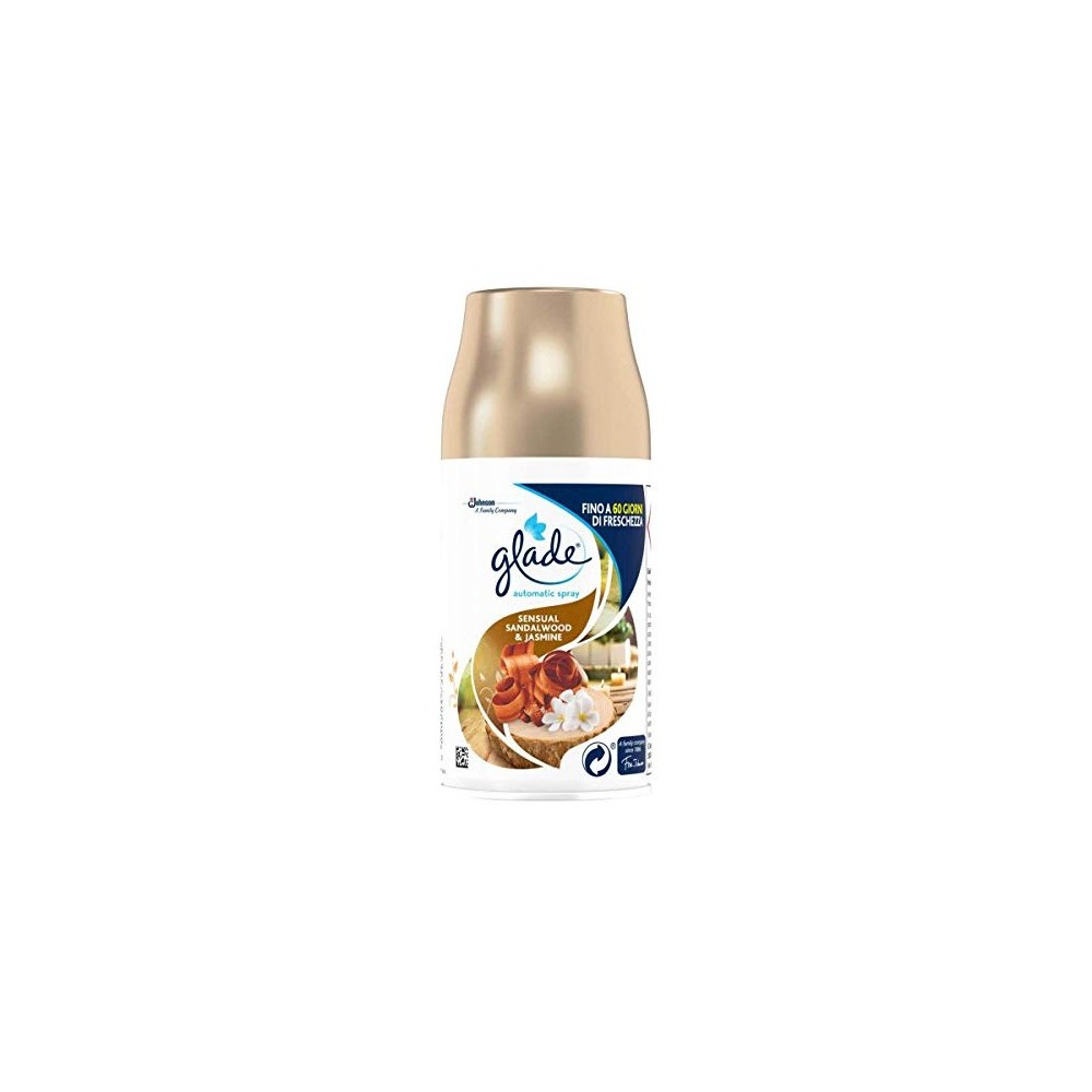Glade Automatic Spray - Ricarica Deodorante Ambiente Sandalo E Gelsomino 
