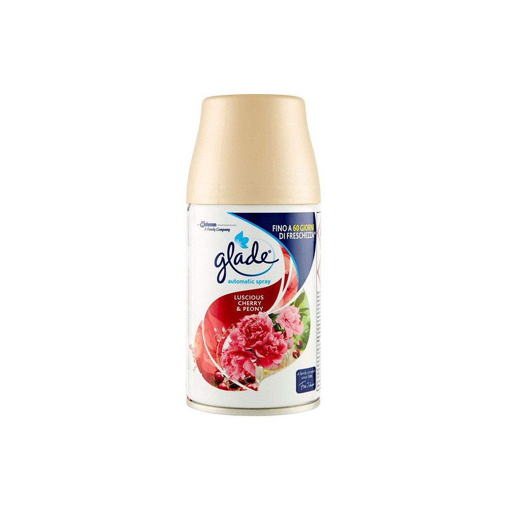 Glade Automatic Spray - Ricarica Deodorante Ambiente Luscious Cherry & Peony 