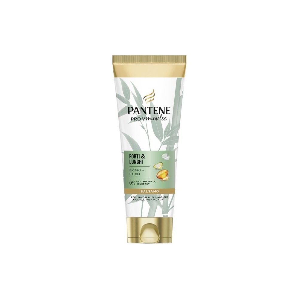Pantene Pro-V Miracles Balsamo Forti & Lunghi con Bambù e Biotina 200 ml 